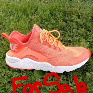 Women's Orange "Nike Air Huarache Run Ultra's"